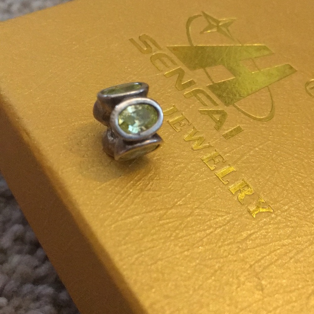 Pandora Green Gem Charm